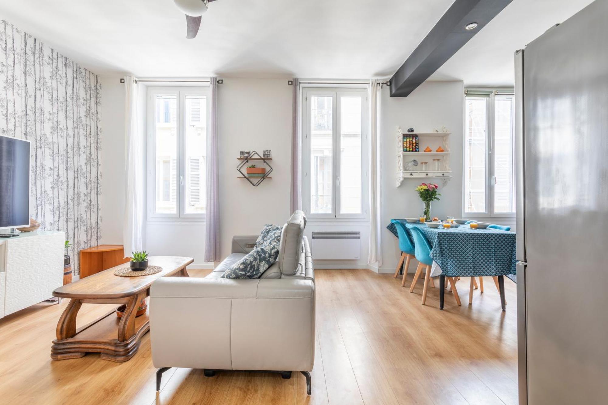T3 Cosy A Marseille, Proche Vieux-Port Et Gare Lägenhet Exteriör bild
