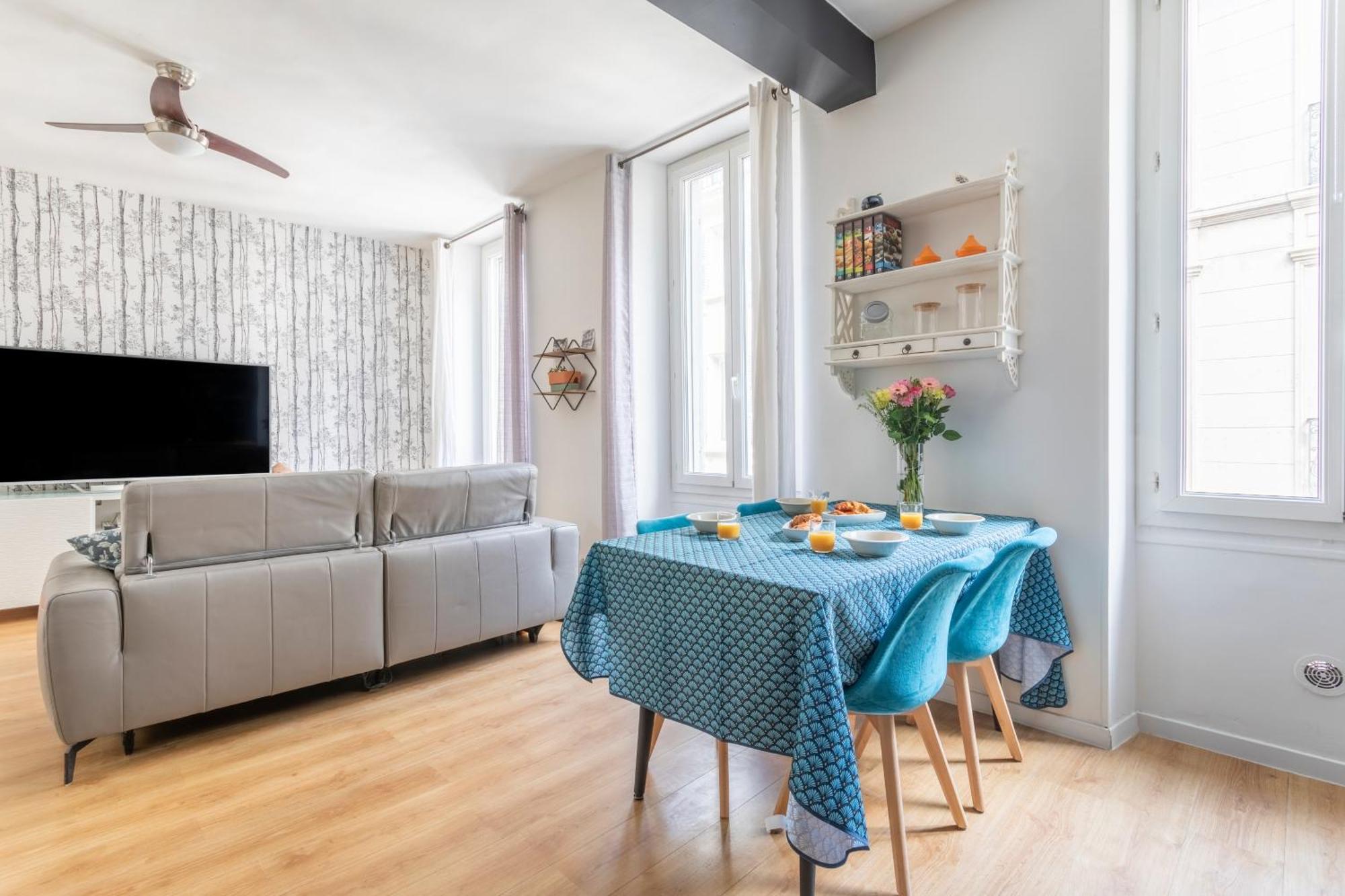 T3 Cosy A Marseille, Proche Vieux-Port Et Gare Lägenhet Exteriör bild