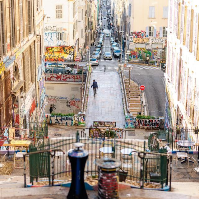 T3 Cosy A Marseille, Proche Vieux-Port Et Gare Lägenhet Exteriör bild